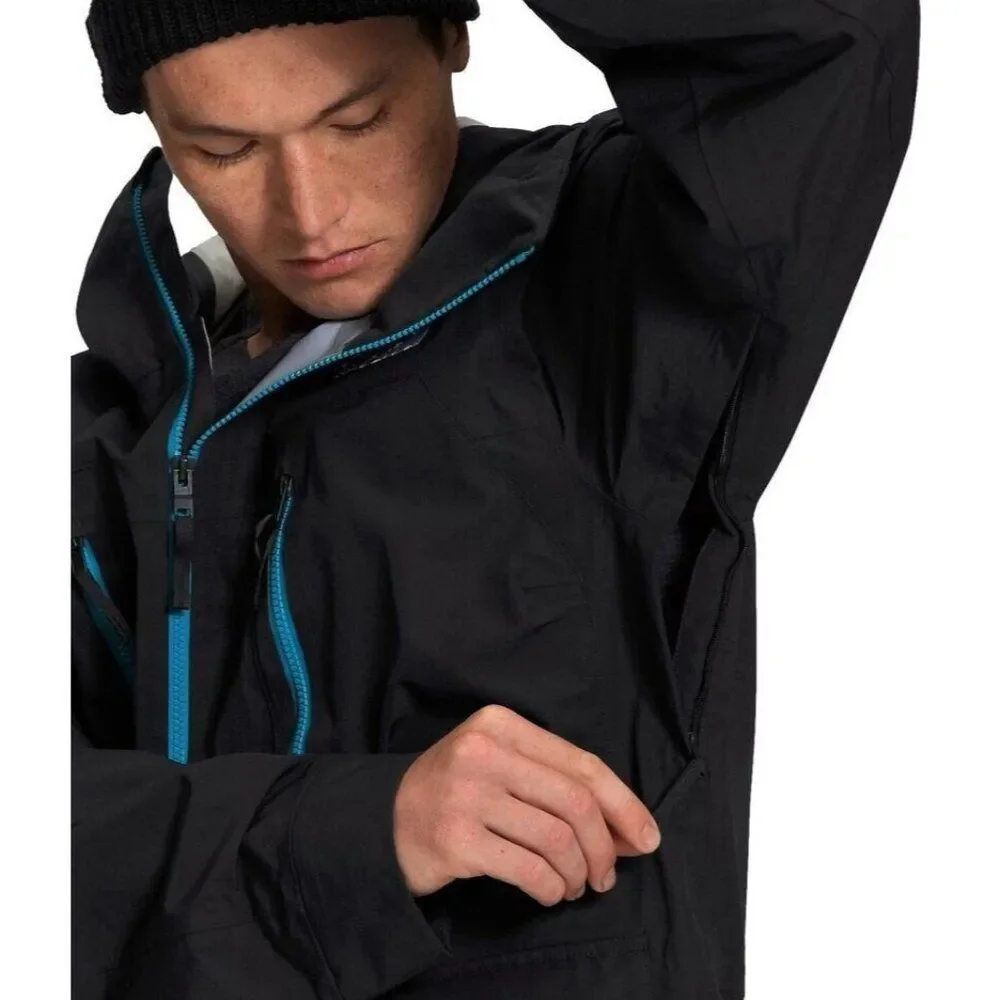 The North Face Dragline Ski Snowboard Jacket‎ Mens XL Black Waterproof Hooded